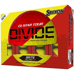Srixon Q Star Tour Divide Golf Balls - Yellow/Red Srixon Q Star Tour Divide Golf Balls - Yellow/Red