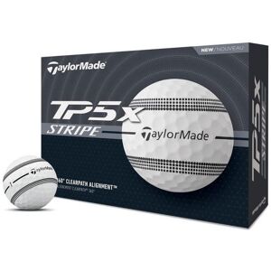 TaylorMade TP5x Stripe Golf Balls - White TaylorMade TP5x Stripe Golf Balls - White