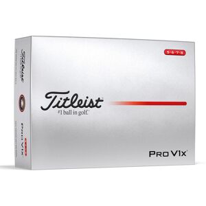 Titleist Pro V1X White High Number Golf Balls Titleist Pro V1X White High Number Golf Balls