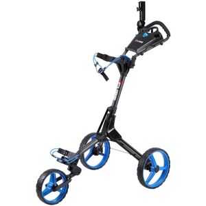 Cube 3-Wheel Golf Push/Pulll Trolley - Charcoal/Blue Cube 3-Wheel Golf Push/Pulll Trolley - Charcoal/Blue
