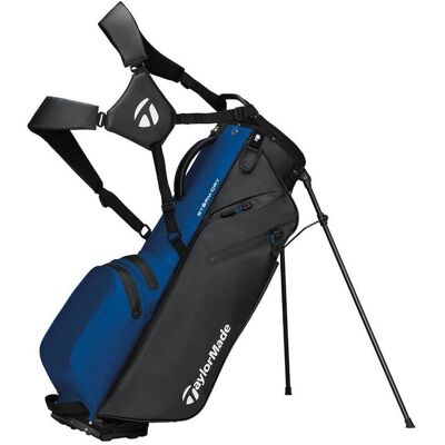 TaylorMade Storm Dry Waterproof Golf Stand Bag Black/Blue TaylorMade Storm Dry Waterproof Golf Stand Bag Black/Blue