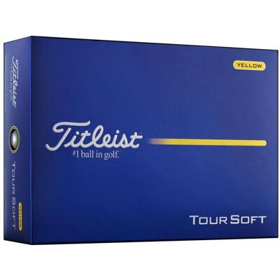 Titleist Titlesit Tour Soft Yellow Golf Balls Titleist Titlesit Tour Soft Yellow Golf Balls