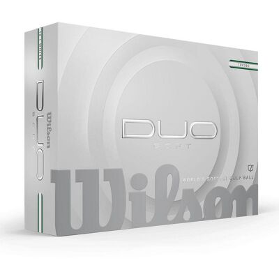 Wilson Duo Soft TRK360 Golf Balls - White/Green Wilson Duo Soft TRK360 Golf Balls - White/Green
