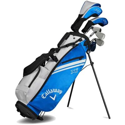 Callaway XJ Junior 8-Piece Golf Package Set 9-12 Years (Level 3) - Blue/White Callaway XJ Junior 8-Piece Golf Package Set 9-12 Years (Level 3) - Blue/White