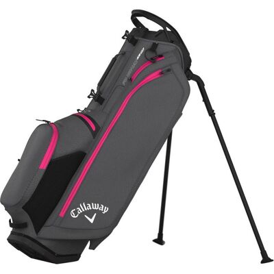 Callaway Fairway C HD Waterproof Golf Stand Bag - Charcoal/Pink Callaway Fairway C HD Waterproof Golf Stand Bag - Charcoal/Pink