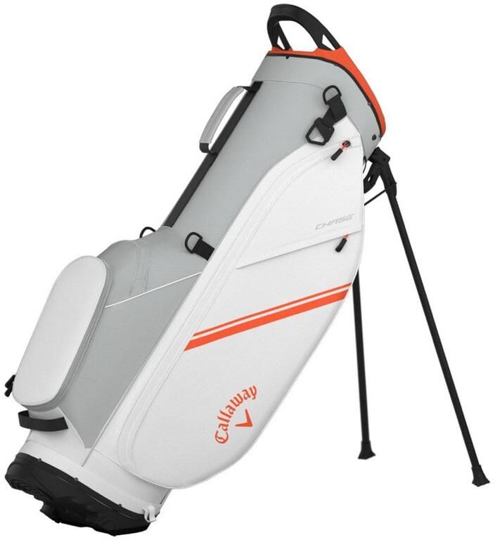 Callaway Chase Golf Stand Bag - White/Silver/Orange