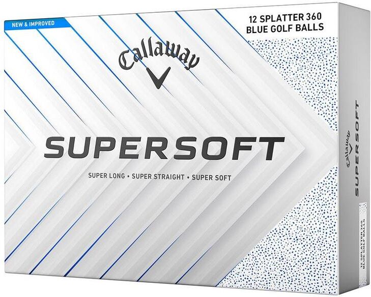 Callaway Supersoft Splatter 360 Golf Balls - Blue