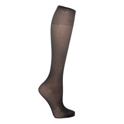 Cosyfeet Extra Roomy Everyday Knee Highs 20 Denier - Black - Size: One Size Cosyfeet Extra Roomy Everyday Knee Highs 20 Denier - Black - Size: One Size