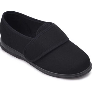 Cosyfeet Jilly Women's Extra Wide Fabric Shoes for Swollen Feet - Black - Size: 6 XXW Cosyfeet Jilly Women's Extra Wide Fabric Shoes for Swollen Feet - Black - Size: 6 XXW