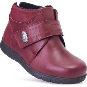 Cosyfeet Luna Women's Extra Wide Boots for Swollen Feet - Claret - Size: 8½ XXW Cosyfeet Luna Women's Extra Wide Boots for Swollen Feet - Claret - Size: 8½ XXW
