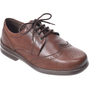 Cosyfeet Darby Men's Extra Wide Shoes for Swollen Feet - Cognac - Size: 7½ XXW Cosyfeet Darby Men's Extra Wide Shoes for Swollen Feet - Cognac - Size: 7½ XXW