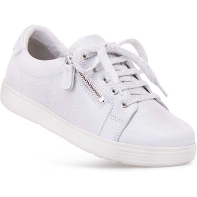 Cosyfeet Jo‑Jo Women's Extra Wide Shoes for Swollen Feet - Luna White - Size: 4½ XXW Cosyfeet Jo‑Jo Women's Extra Wide Shoes for Swollen Feet - Luna White - Size: 4½ XXW