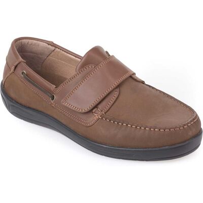 Cosyfeet Woody Men's Extra Wide Shoes for Swollen Feet - Tan - Size: 7½ XXW Cosyfeet Woody Men's Extra Wide Shoes for Swollen Feet - Tan - Size: 7½ XXW