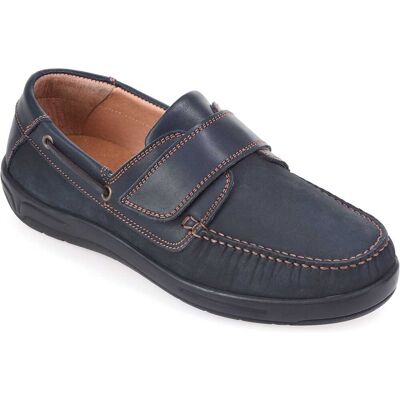 Cosyfeet Woody Men's Extra Wide Shoes for Swollen Feet - Navy - Size: 12½ XXW Cosyfeet Woody Men's Extra Wide Shoes for Swollen Feet - Navy - Size: 12½ XXW