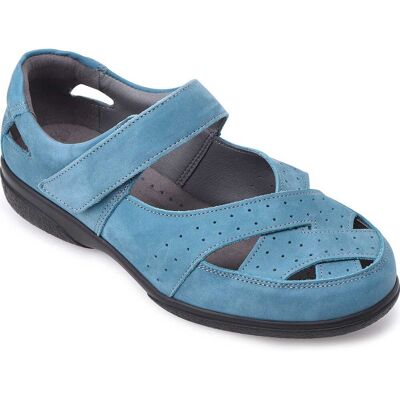 Cosyfeet Shelley Women's Extra Wide Shoes for Swollen Feet - Ocean - Size: 6½ XXW Cosyfeet Shelley Women's Extra Wide Shoes for Swollen Feet - Ocean - Size: 6½ XXW