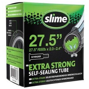 Slime Extra Strong Self-sealing Inner Tube 27.5 X 2.00-2.40 Schrader Valve