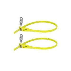 Hiplok Z LOK Security Tie Twin Pack - Lime - Cable Locks Hiplok Z LOK Security Tie Twin Pack - Lime - Cable Locks