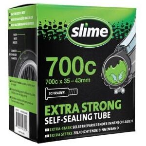 Slime Extra Strong Self-sealing Inner Tube 700c X 35-43 Schrader Valve Slime Extra Strong Self-sealing Inner Tube 700c X 35-43 Schrader Valve