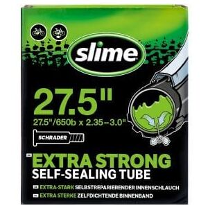 Slime Extra Strong Self-sealing Inner Tube 27.5 X 2.35-3.0 Inch Schrader Valve Slime Extra Strong Self-sealing Inner Tube 27.5 X 2.35-3.0 Inch Schrader Valve