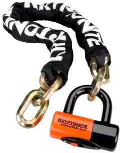 Kryptonite New York Chain Bike Lock With Series 4 Disc Lock (100cm Long)