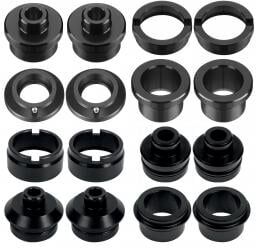 Mavic Front Axle Mtb End Cap Adapters 15>95mm front axle reducers + Quick Release axle