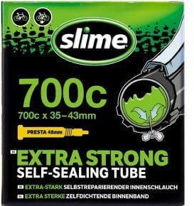 Slime Extra Strong Self-sealing Inner Tube 700 X 35-43c Presta Valve