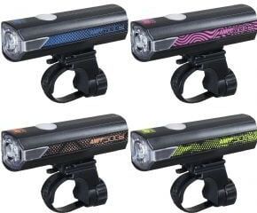 Cateye Ampp 500s Colour Edition Front Bike Light Front - 500 Lumen - Black/Orange