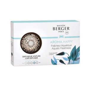Maison Berger Aroma Happy Aquatic Freshness Car Diffuser Gift Pack
