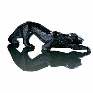 Lalique Crystal Lalique Black Large Zeila Panther
