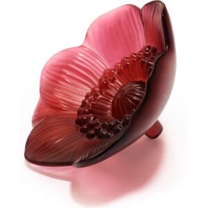 Lalique Crystal Lalique Red Small Anemone