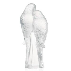 Lalique Crystal Lalique Two Parakeets