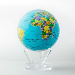 MOVA Globes MOVA Blue with Political Map 6 Inch Globe