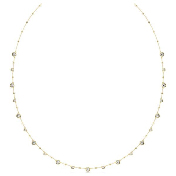 Swarovski Jewellery Swarovski Imber strandage, Round cut, White, Gold-tone plated