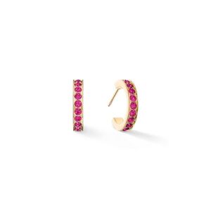 Coeur De Lion Rose Gold Crystal Earrings