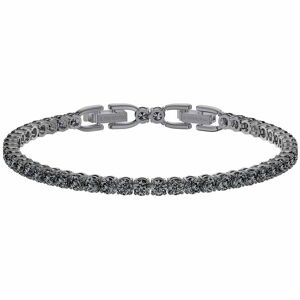 Swarovski Jewellery Swarovski Tennis Bracelet, Grey, Rhodium Plated