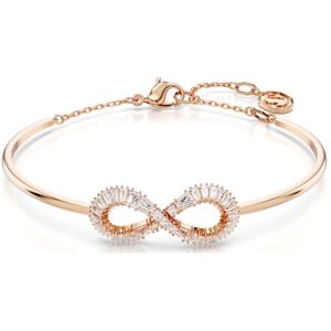 Swarovski Jewellery Swarovski Hyperbola bangle, Infinity, White, Rose gold-tone plated