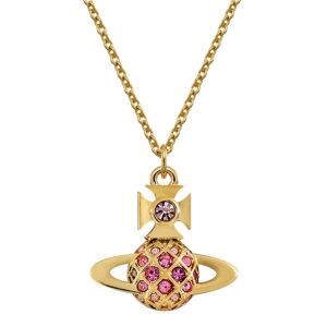 Vivienne Westwood Willa Bas Relief Pendant, Rose Gold Plated