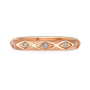 Amori Facted Ring, Rose Gold, Size 6