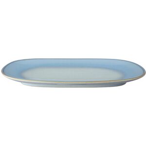 Denby Topaz Blue Large Oblong Platter Seconds