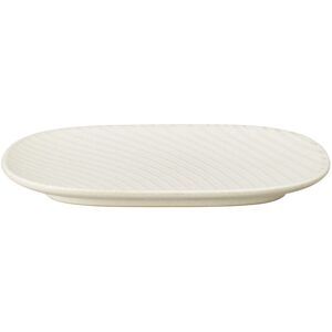 Denby Impression Cream Spiral Medium Oblong Platter