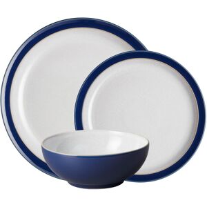 Denby Elements Dark Blue 12 Piece Tableware Set