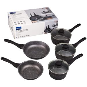 Denby Granite Effect Cast Aluminium 5 Piece Pan Set