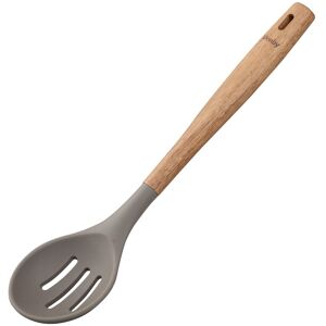 Denby Acacia & Silicone Slotted Spoon Grey