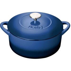 Denby Cobalt 26cm Round Cast Iron Casserole