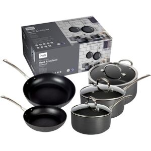 Denby Hard Anodised 5 Piece Pan Set Induction Base