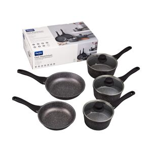 Denby Granite Effect Cast Aluminium 5 Piece Pan Set