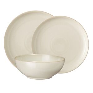 Denby Linen Coupe 12 Piece Tableware Set