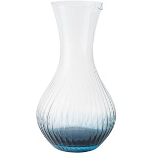 Denby Contemporary Fluted Blue Carafe