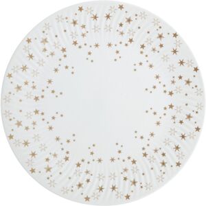 Denby Porcelain Arc White Stars Dinner Plate