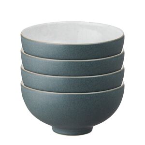 Denby Impression Charcoal Blue Set Of 4 Rice Bowl